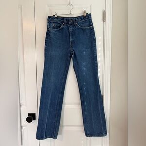 Vintage Levi’s Orange Tab 70’s 20517 0217 Denim Jeans Dark Wash Size 32 X 34